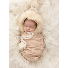 Fur Bonnet in Natural