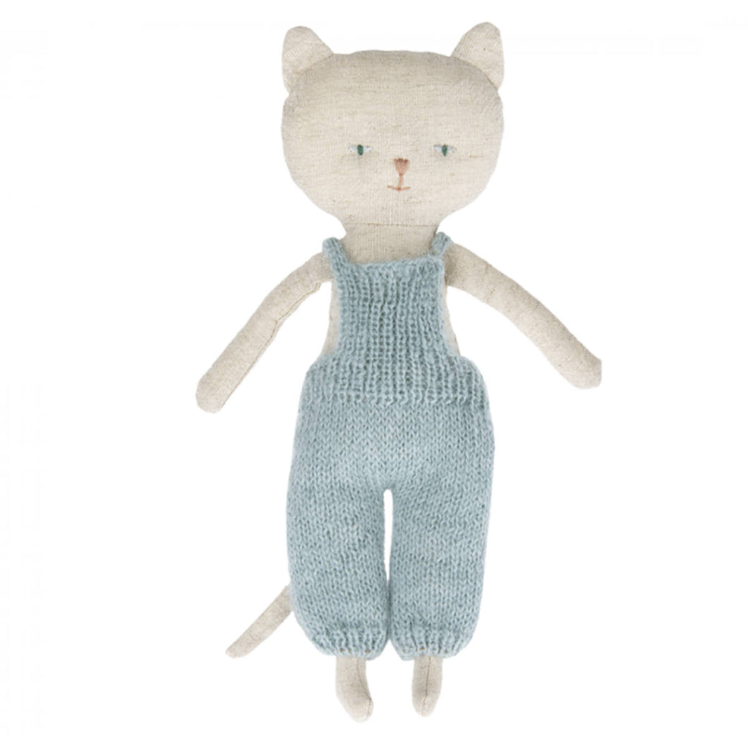 Kitten in Overalls - Blond