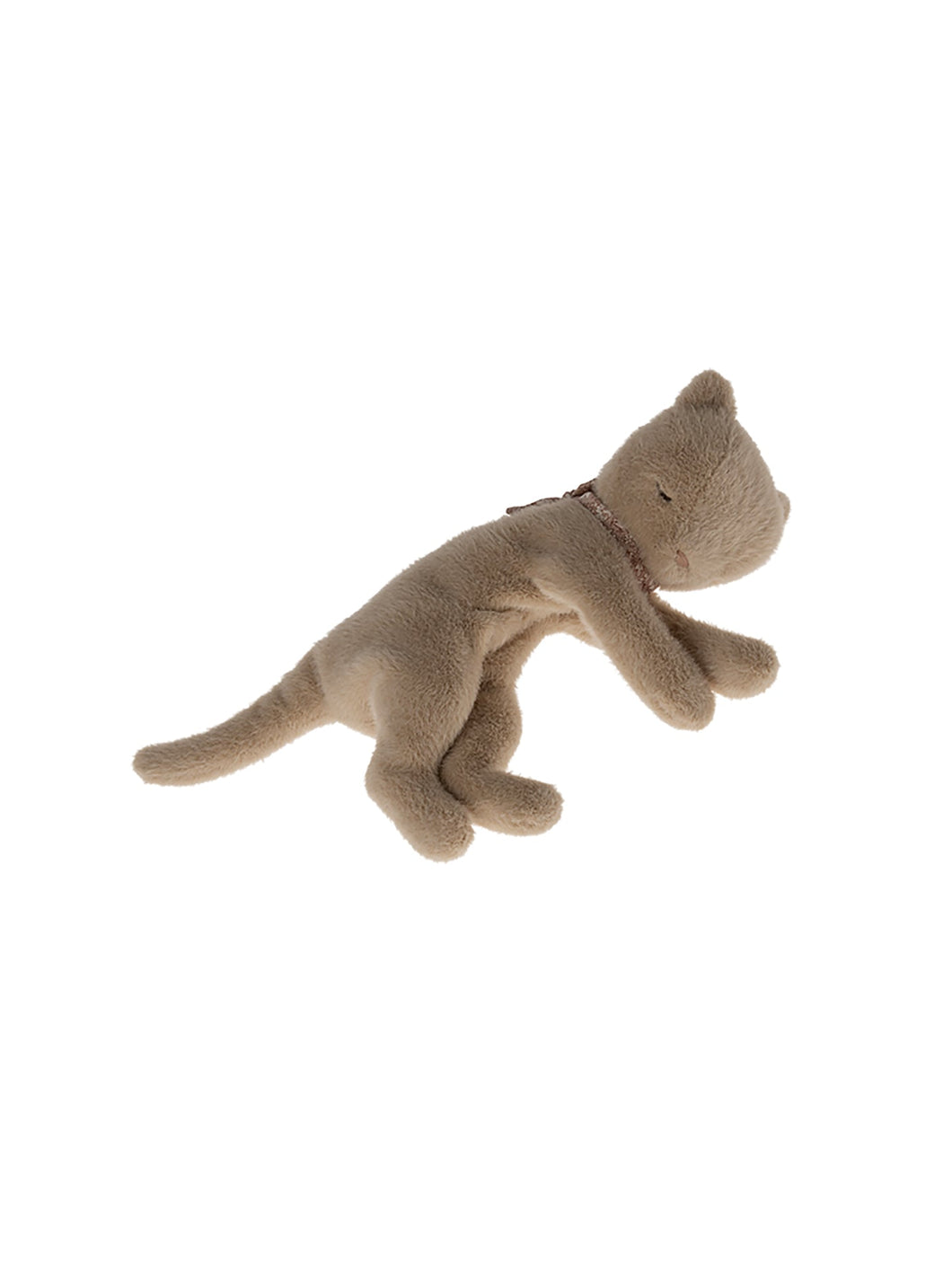 Plush Kitten, Medium - Earth Grey
