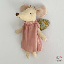 Maileg Angel Little Sister Mouse in Suitcase
