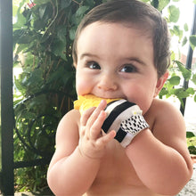 Itzy Mitt™ Silicone Teething Mitts: Sun