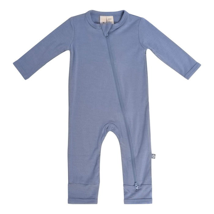 Zippered Romper in Slate