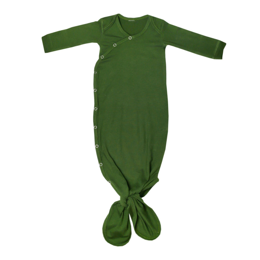 Copper Pearl Alder Newborn Knotted Gown