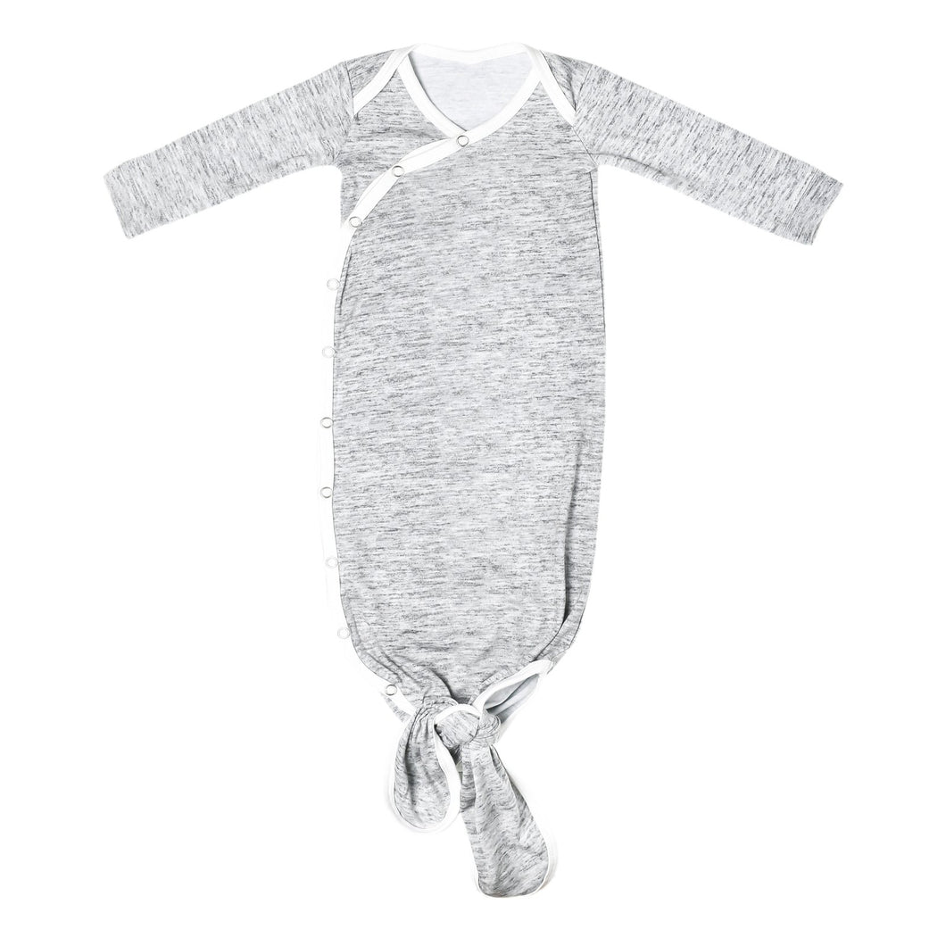 Copper Pearl Asher Newborn Knotted Gown