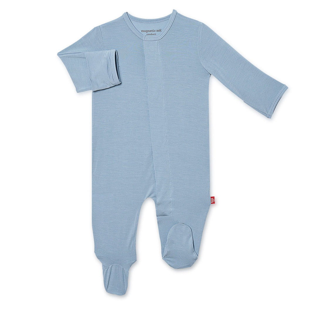 cool blue solid modal magnetic footie