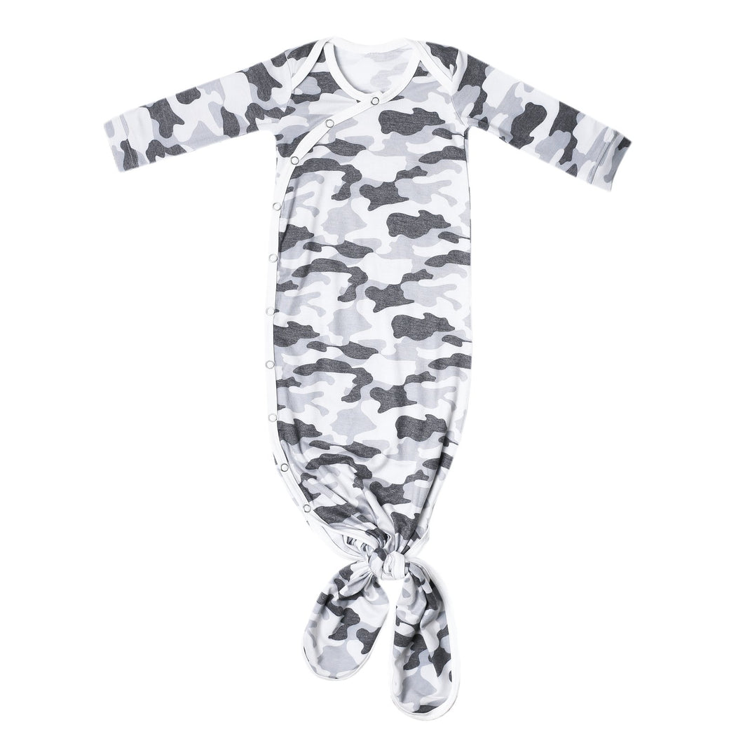 Copper Pearl Gunnar Newborn Knotted Gown