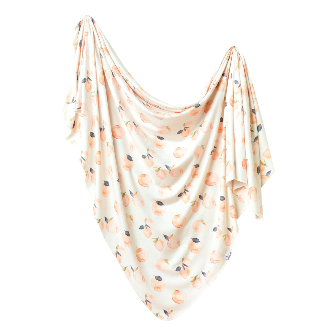 Caroline Knit Swaddle Blanket-Copper Pearl