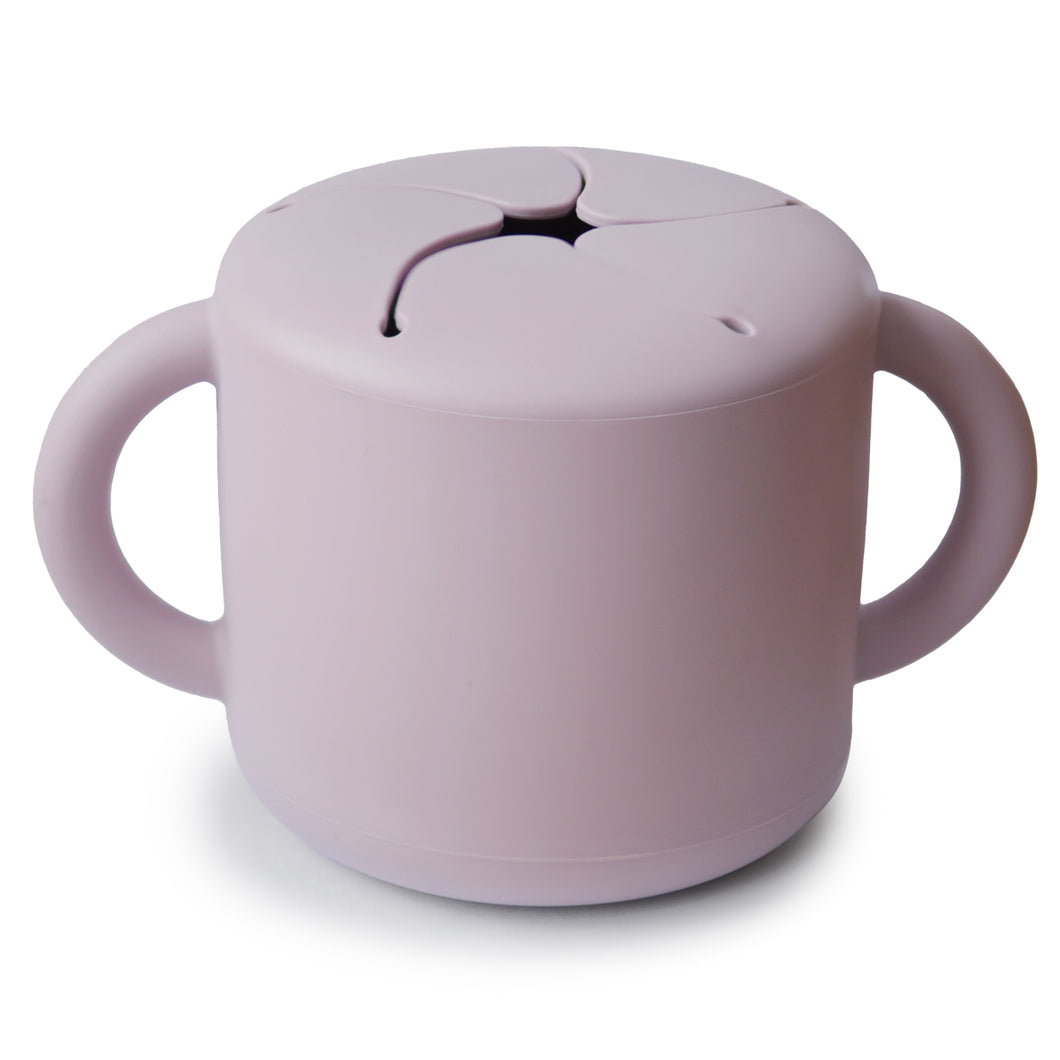 SILICONE SNACK CUP (SOFT LILAC)