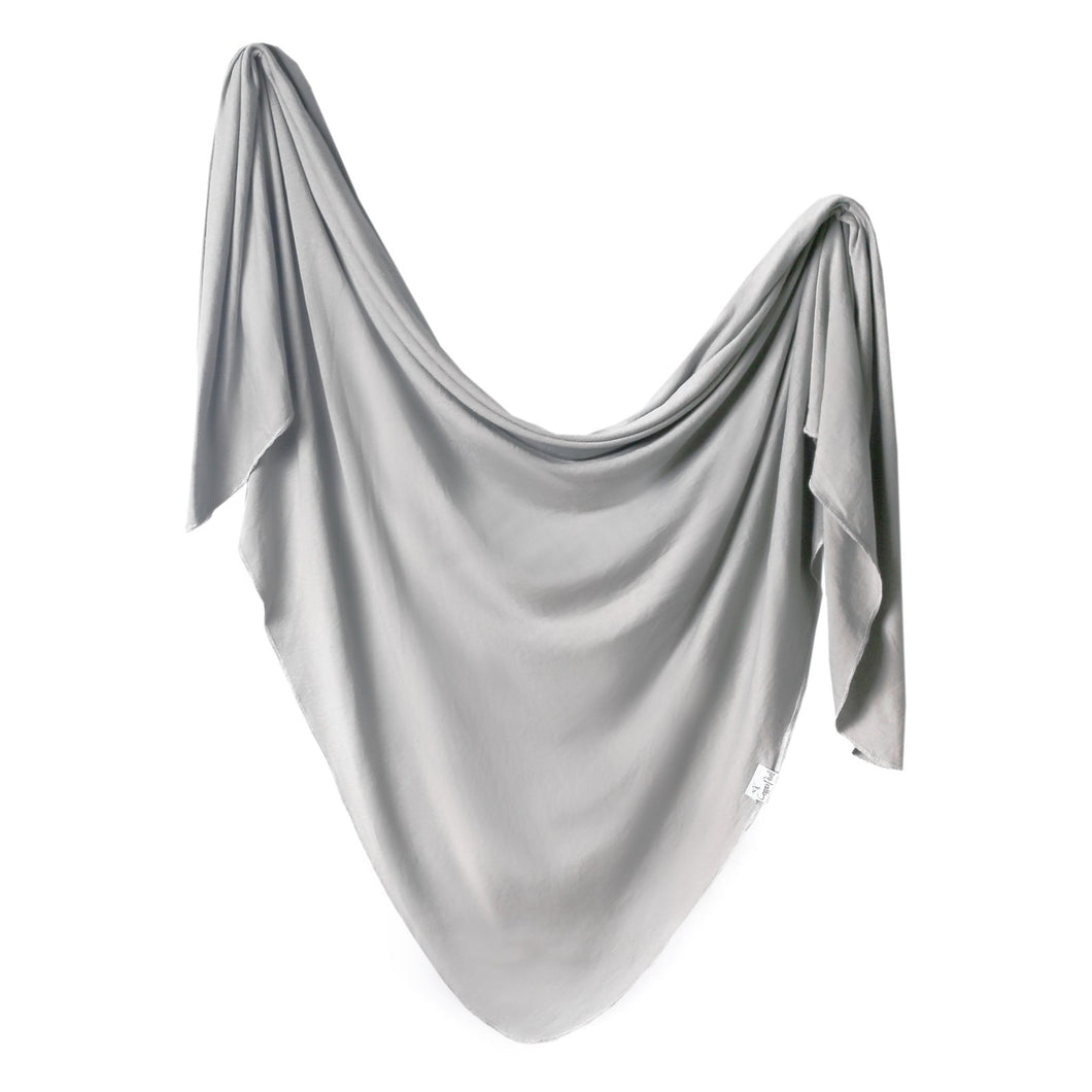 Stone Knit Swaddle Blanket-Copper Pearl