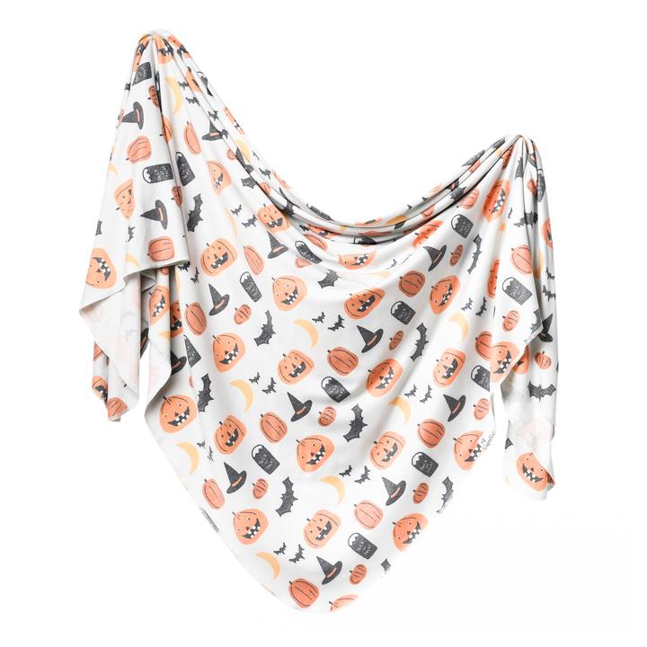 Trick Knit Swaddle Blanket-Copper Pearl