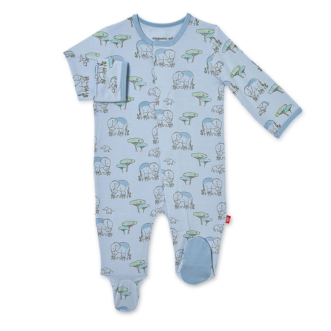 blue love you a ton modal magnetic footie