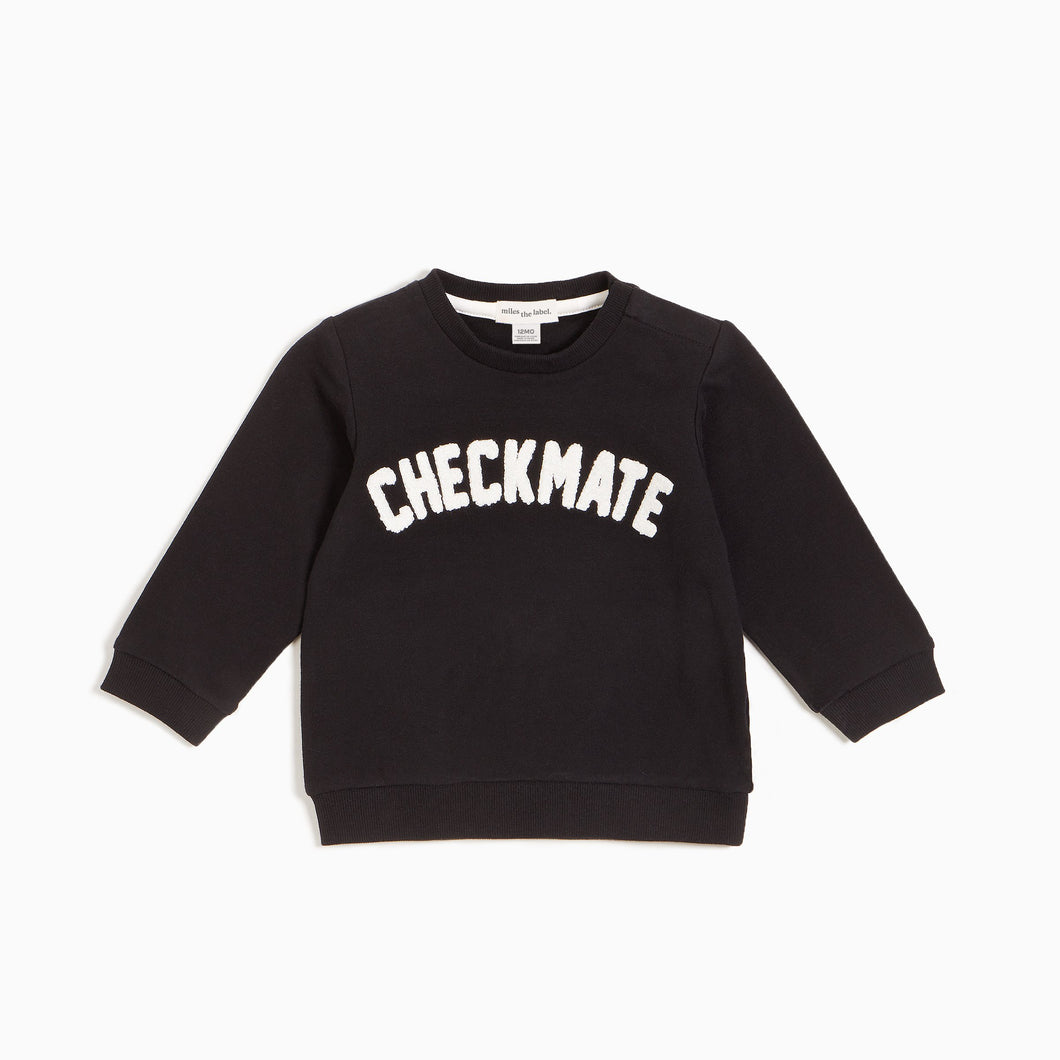 Checkmate Pullover-Black
