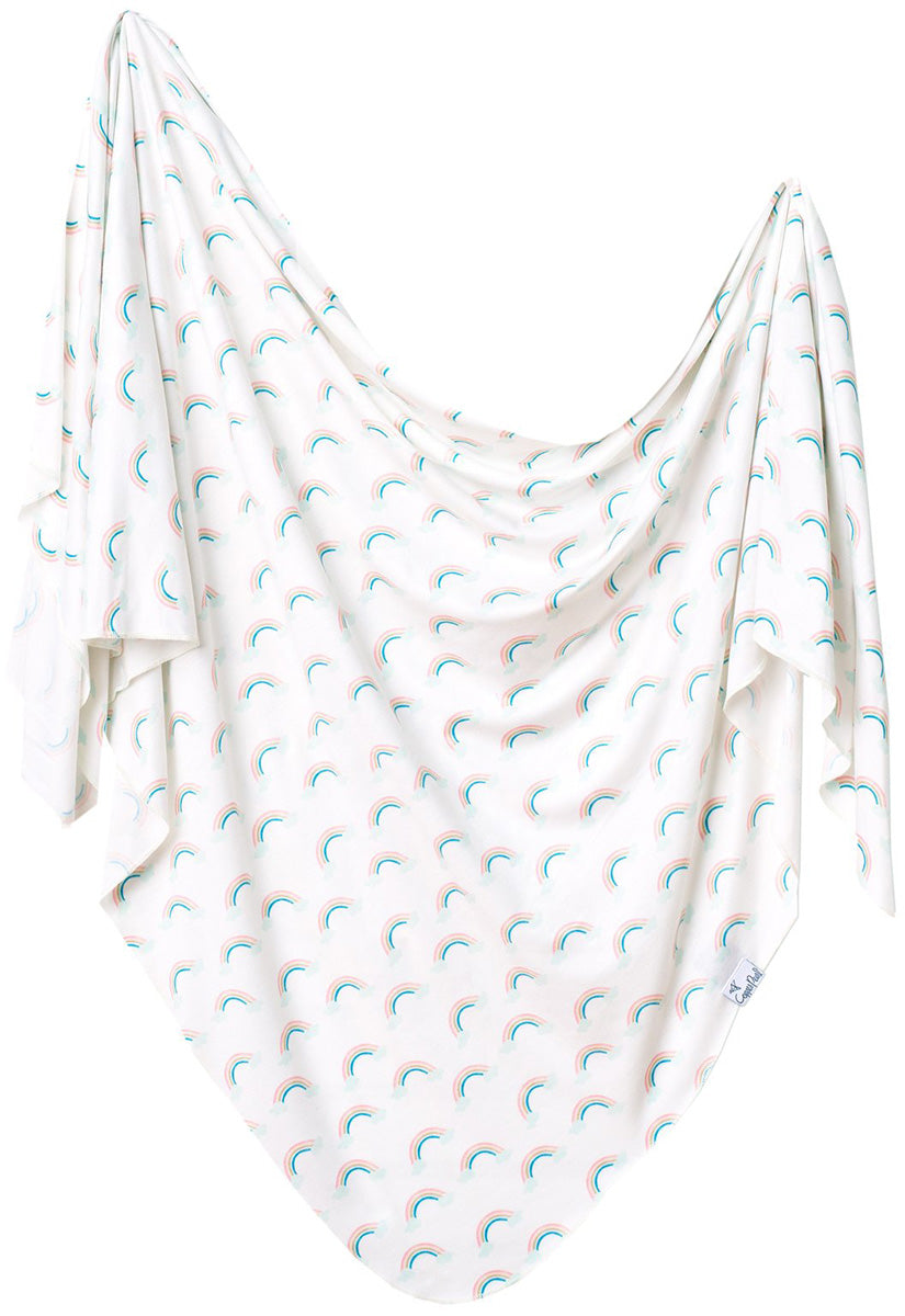 Daydream Knit Swaddle Blanket-Copper Pearl