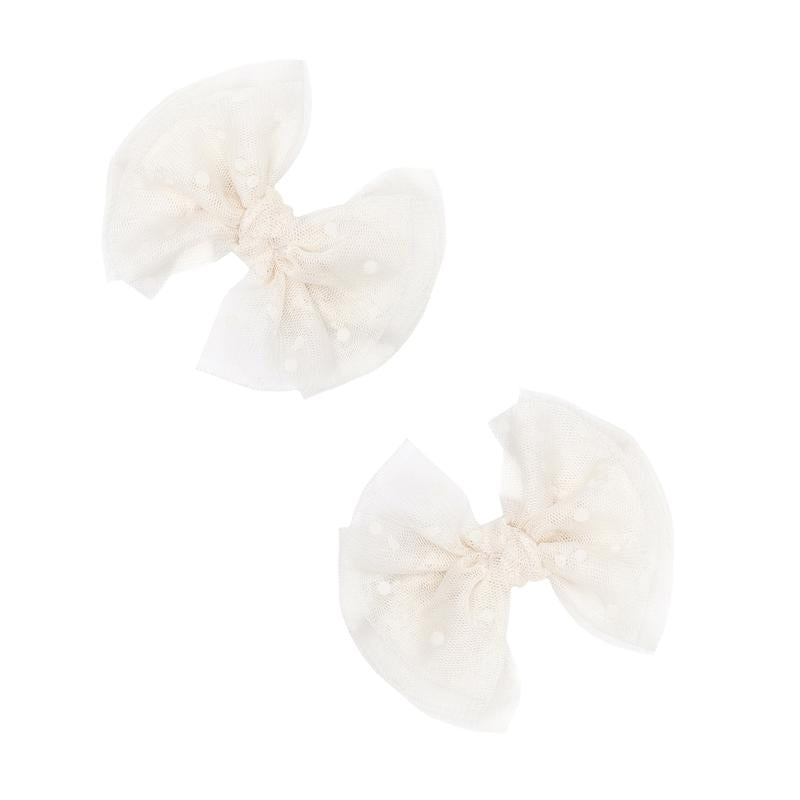 2PK TULLE BABY FAB CLIP oatmeal