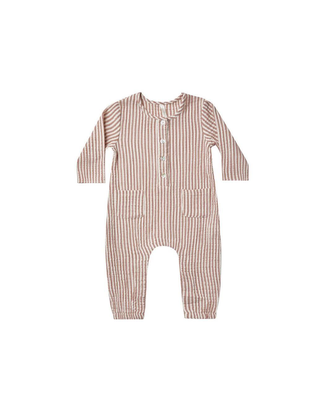 ollie jumpsuit || wine stripe
