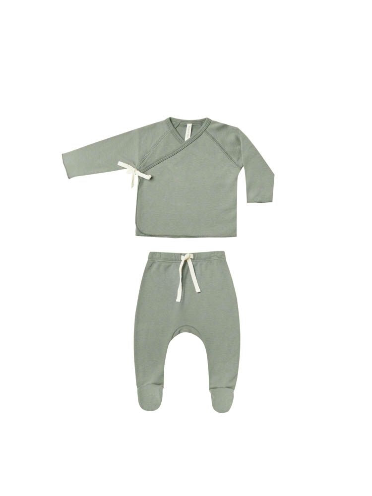 WRAP TOP + PANT SET Spruce