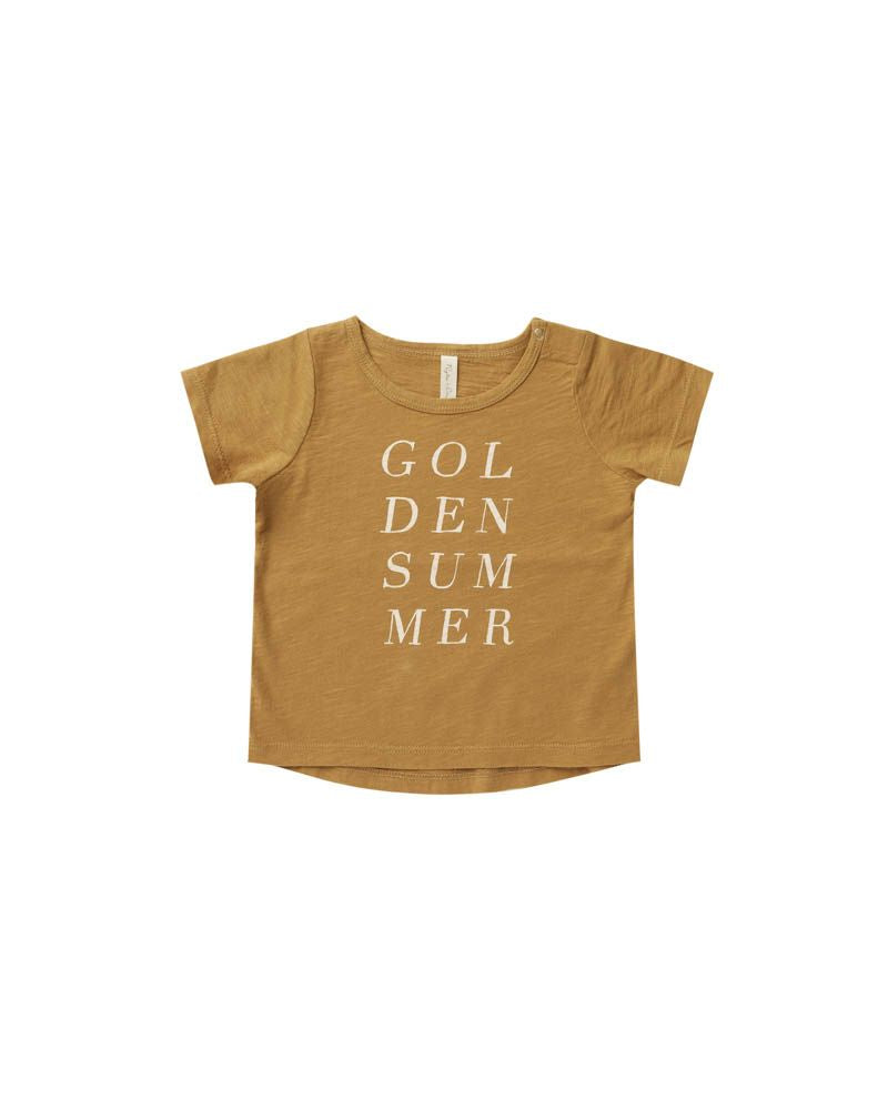basic tee | golden summer Rylee + Cru
