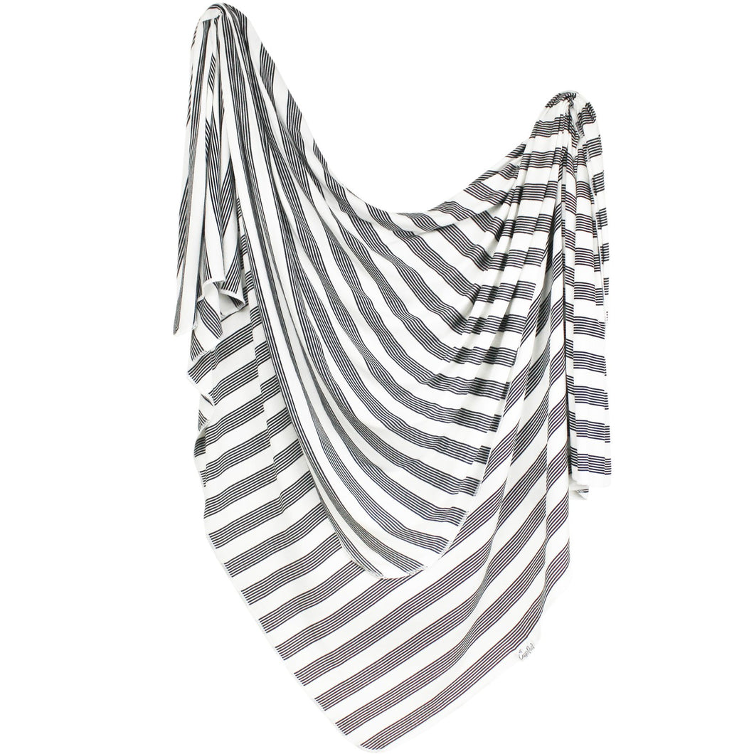 Tribe Knit Swaddle Blanket-Copper Pearl