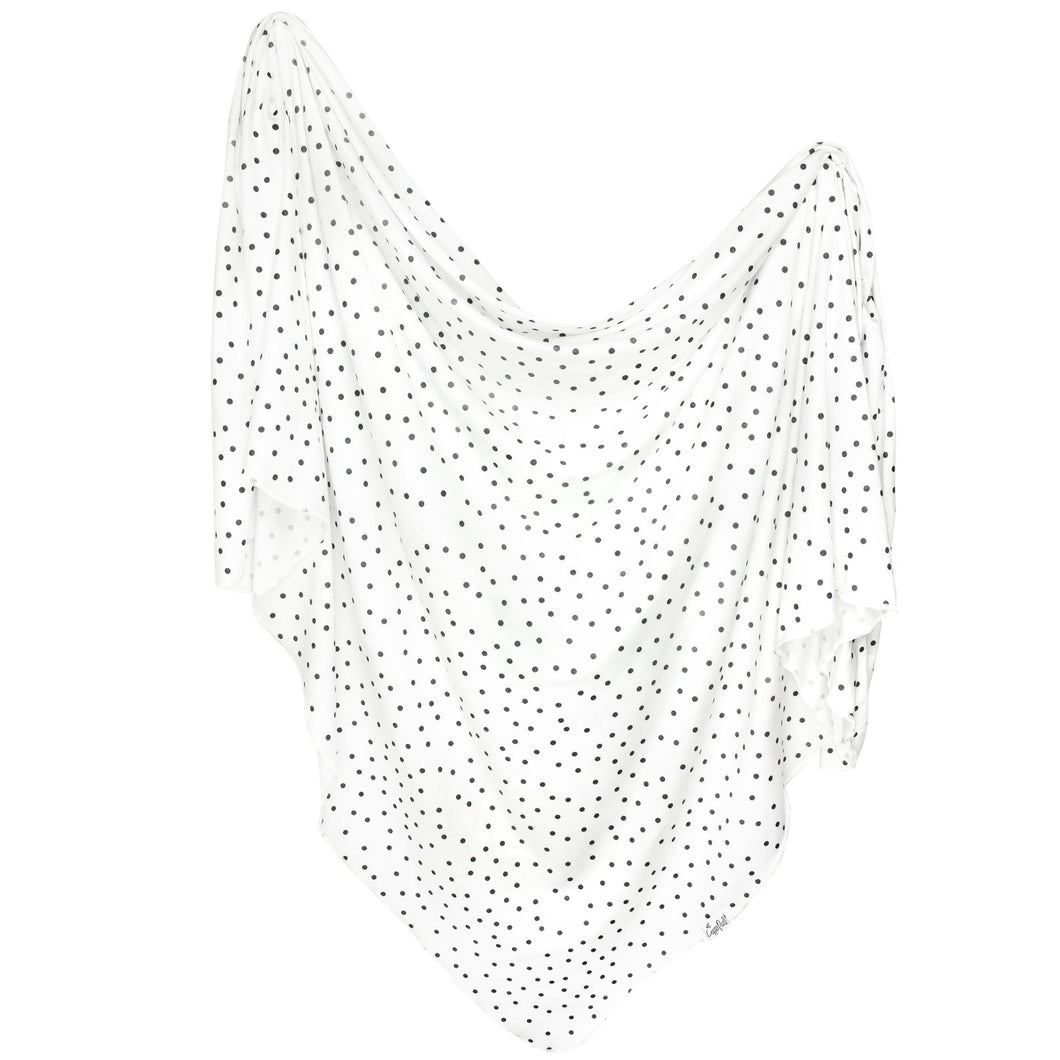 Willow Knit Swaddle Blanket-Copper Pearl
