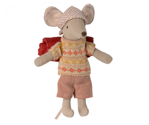 Hiker Mouse, Big Sister Maileg