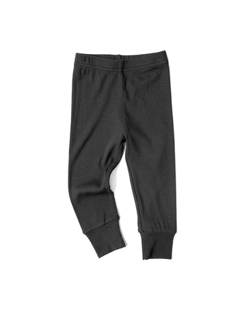 RIBBED LEGGING - CHARCOAL