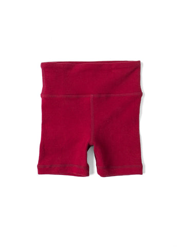 ELEVATED BIKER SHORT - RED