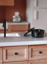 Dollhouse Dutch Oven Cooking Pot | Black