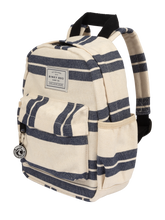 Backpack (Navy Striped Canvas)