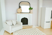 Dollhouse Adelaide Scoop Arm Accent Chair | Pearl White