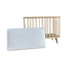 Dollhouse Nursery Crib + Mattress | Natural Wood