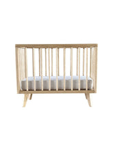 Dollhouse Nursery Crib + Mattress | Natural Wood