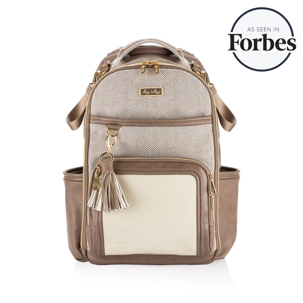 Boss Plus™ Large Diaper Bag Backpack Vanilla Latte