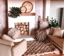 Dollhouse Macrame Rectangle Rug | Ivory