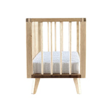 Dollhouse Nursery Crib + Mattress | Natural Wood