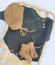 Baby Knit Jumper Romper neutral knits Baby clothes Elliot