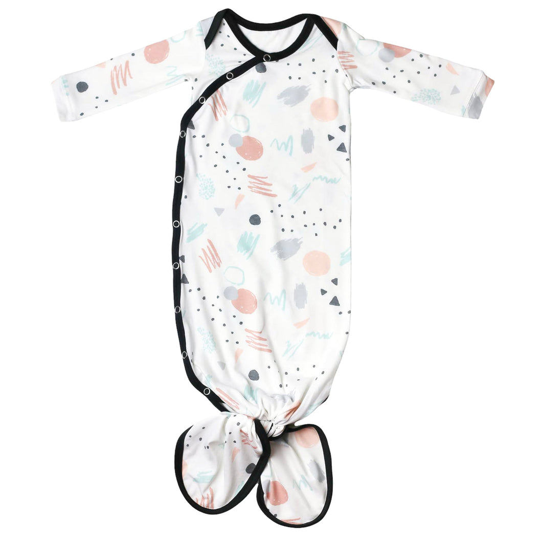 Copper Pearl Bayside Newborn Knotted Gown