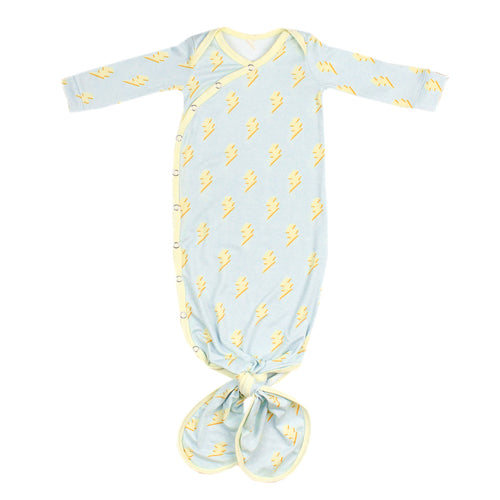 Copper Pearl Bolt Newborn Knotted Gown