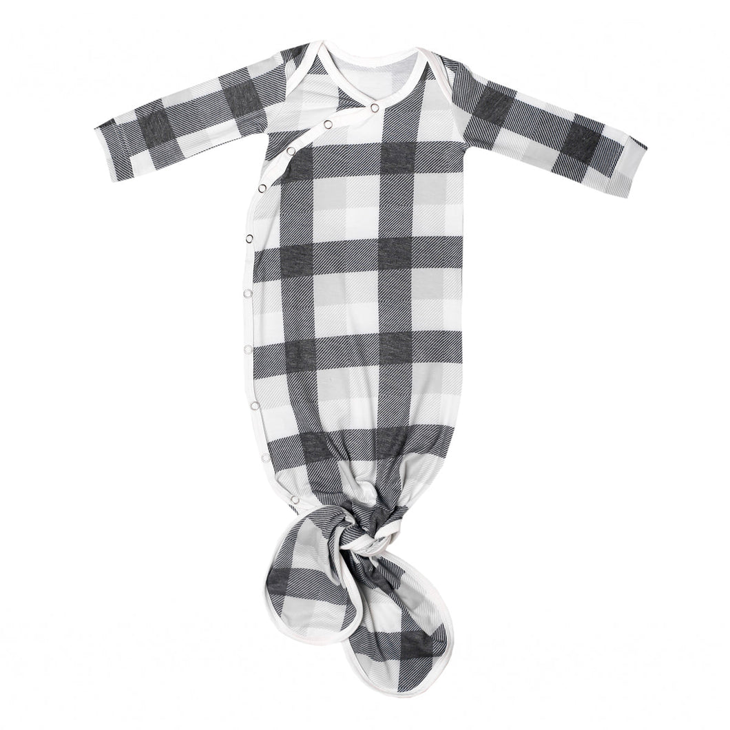 Copper Pearl Hudson Newborn Knotted Gown