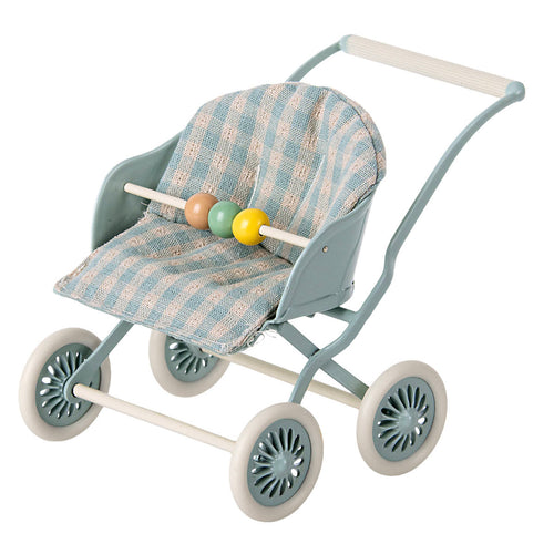 Maileg Stroller for Baby Mice, Mint