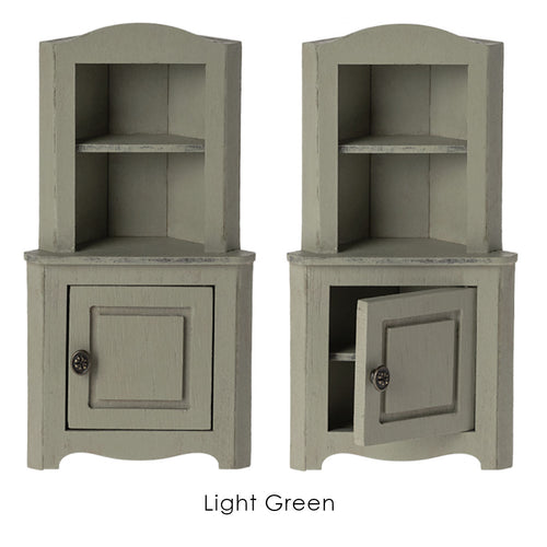 Corner Cabinet, Mouse - Light Green