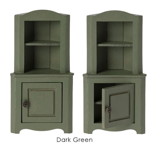 Corner Cabinet, Mouse - Dark Green