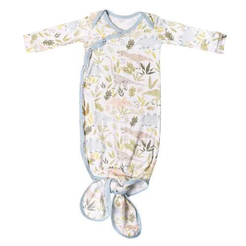 Copper Pearl Rex Newborn Knotted Gown