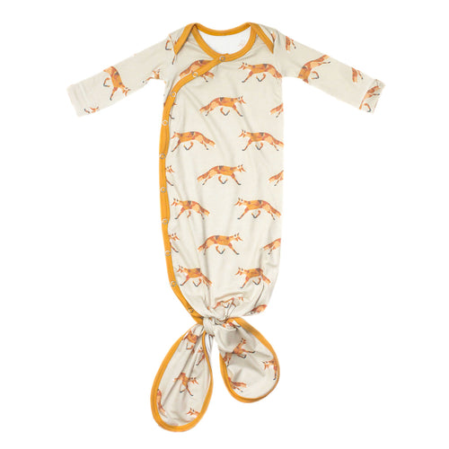 Copper Pearl Swift Newborn Knotted Gown