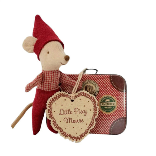 Christmas mouse, Baby in suitcase Maileg