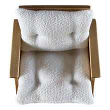 Dollhouse Patio Chair + Tufted Cushions | Natural Wood White