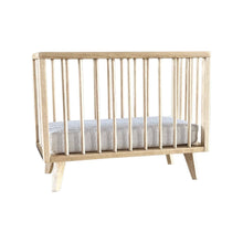Dollhouse Nursery Crib + Mattress | Natural Wood