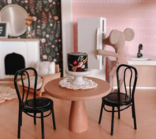 Dollhouse Metal Bistro Chair Set | Black