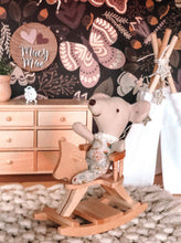 Dollhouse Rocking Horse | Natural Wood