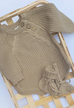 Baby Knit Jumper Romper neutral knits Baby clothes Elliot