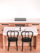 Dollhouse Metal Bistro Chair Set | Black